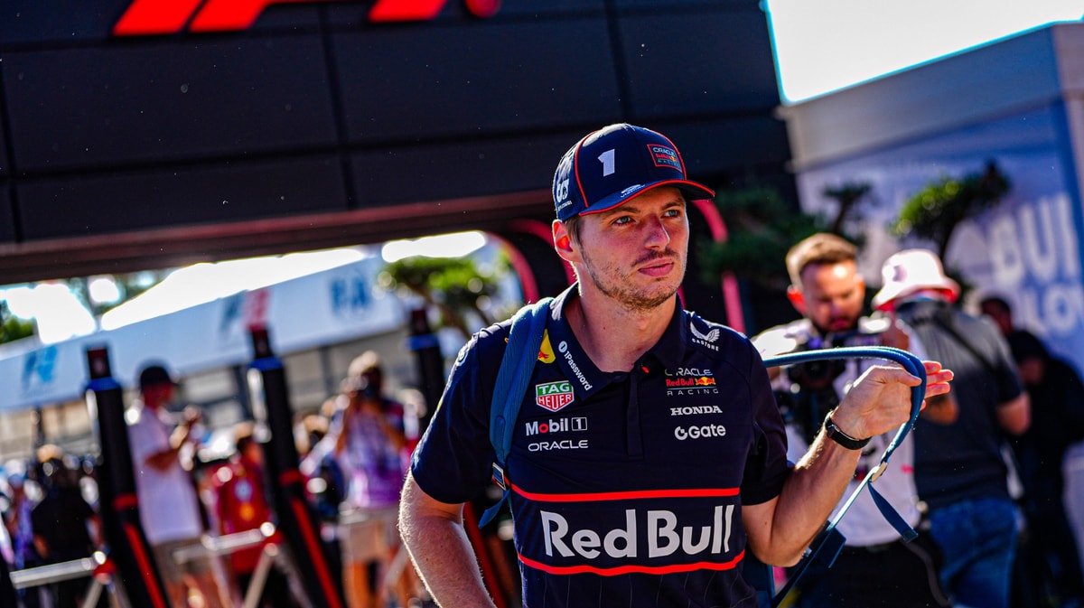 Max Verstappen tijdens de Grand Prix van Italië