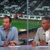 Pierre van Hooijdonk en Rafael van der Vaart bij de NOS
