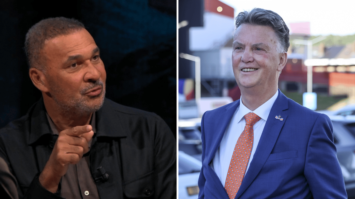 Ruud Gullit en Louis van Gaal