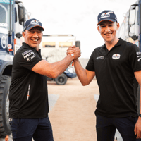 Martin (links) en Mitchel van den Brink