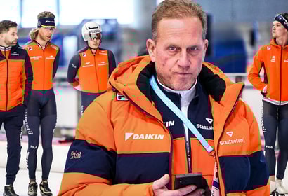 Rintje Ritsma, bondscoach van de ploegachtervolging