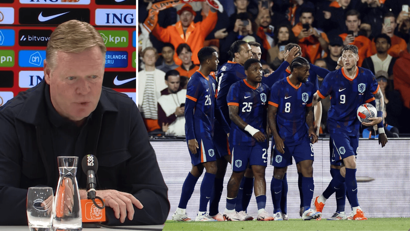 Ronald Koeman, bondscoach van het Nederlands elftal