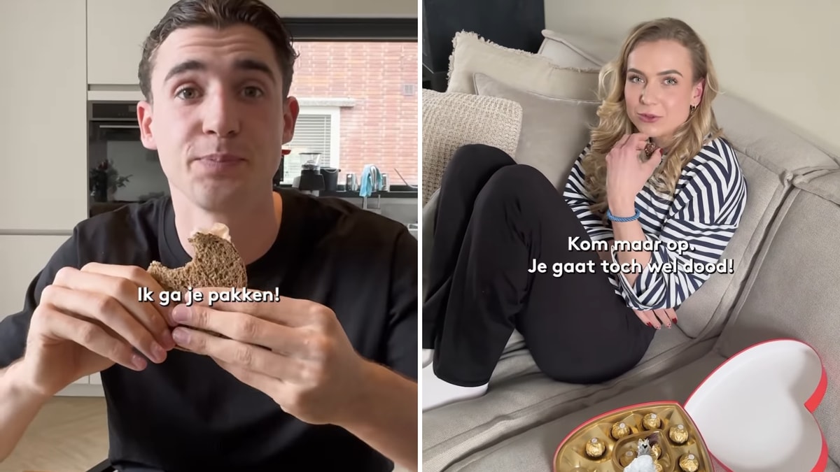 Jenning de Boo en Joy Beune staan tegenover elkaar op De Zilveren Bal