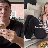 Jenning de Boo en Joy Beune staan tegenover elkaar op De Zilveren Bal