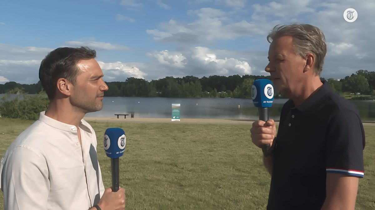 Pim Sedee en Valentijn Driessen, werkzaam voor De Telegraaf