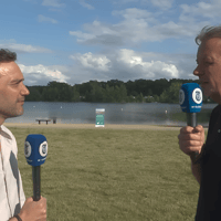 Pim Sedee en Valentijn Driessen, werkzaam voor De Telegraaf