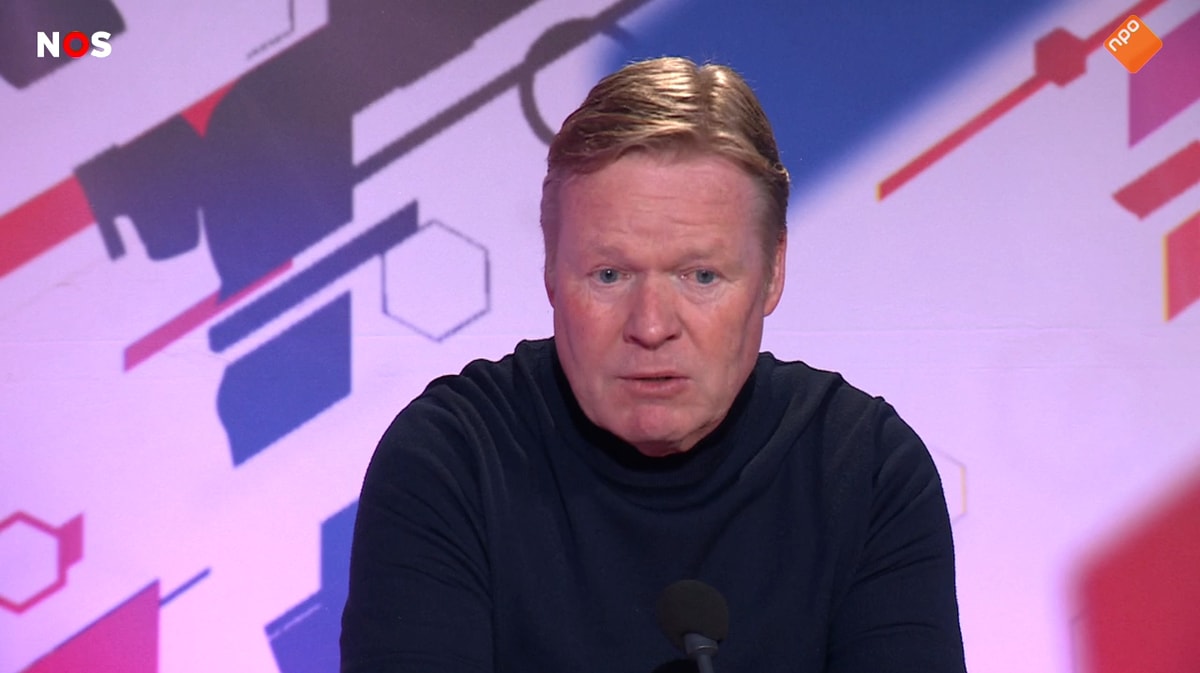 Ronald Koeman, bondscoach van het Nederlands elftal