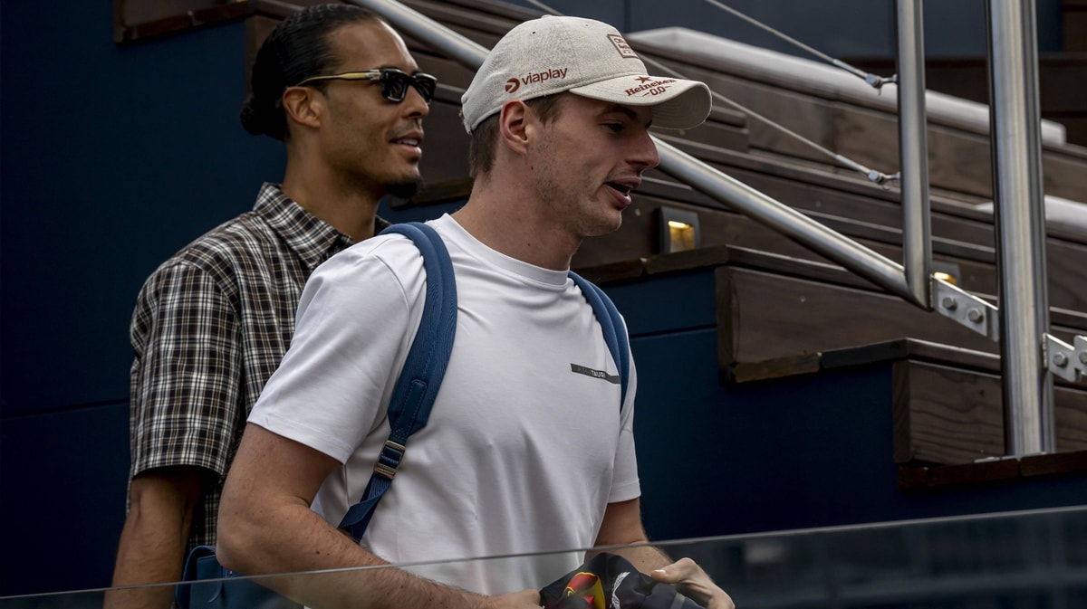 Verstappen gespot samen met Van Dijk en Martin Garrix