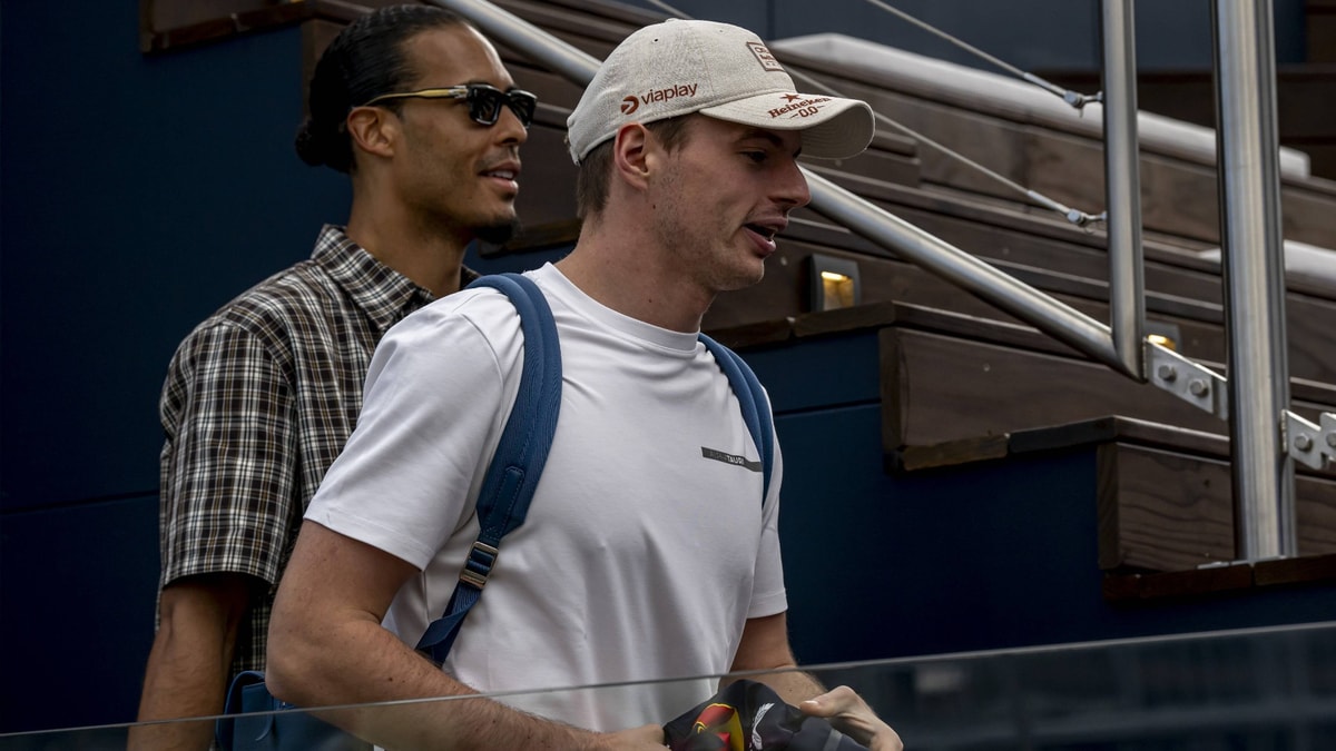 Verstappen gespot samen met Van Dijk en Martin Garrix