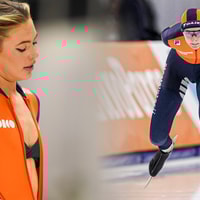 Schaatsicoon trapt seizoen vlammend af na bizarre avond