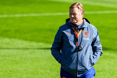 Ronald Koeman, bondscoach van het Nederlands elftal