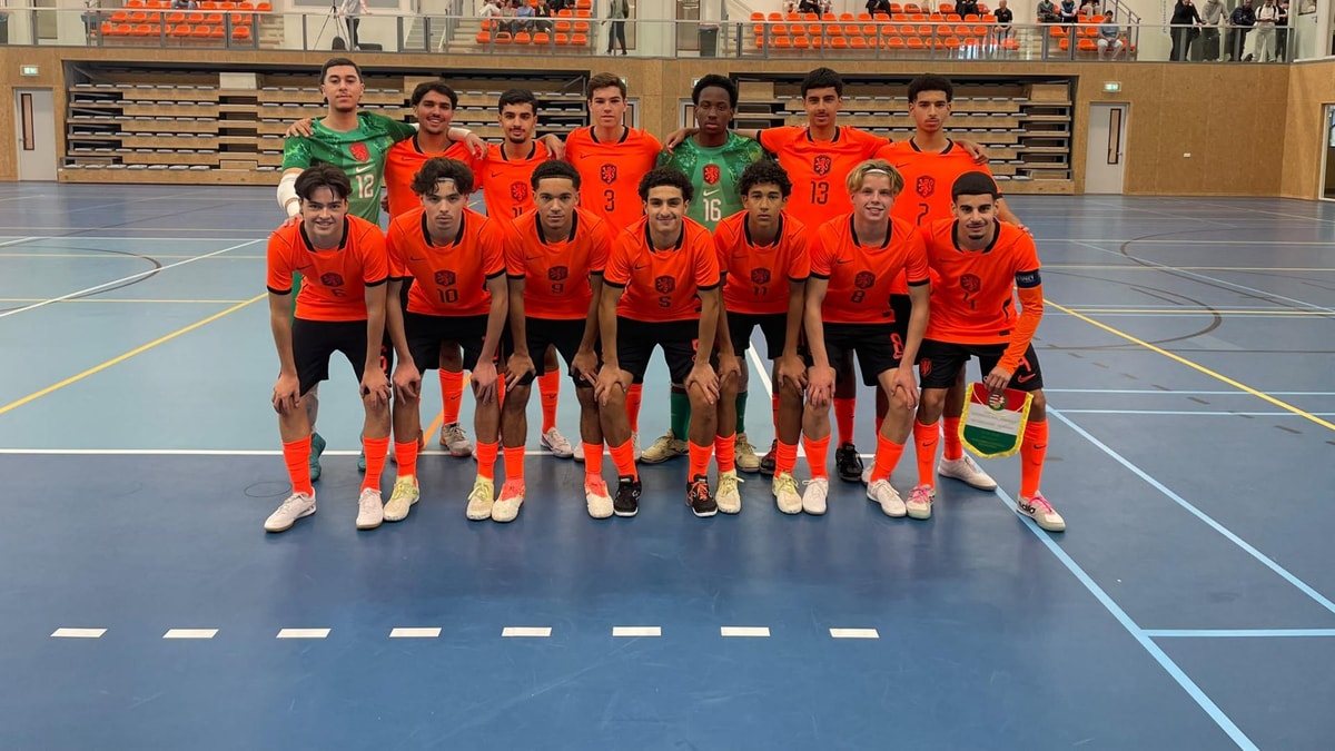 Opstelling Oranje Futsal O19