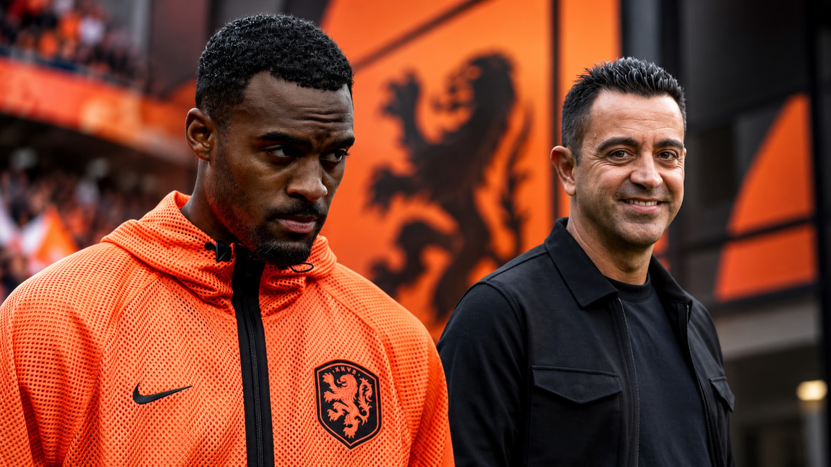Ryan Gravenberch en Xavi Hernández