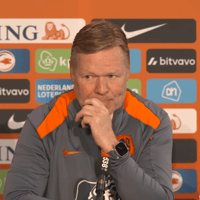 Ronald Koeman, bondscoach van het Nederlands elftal