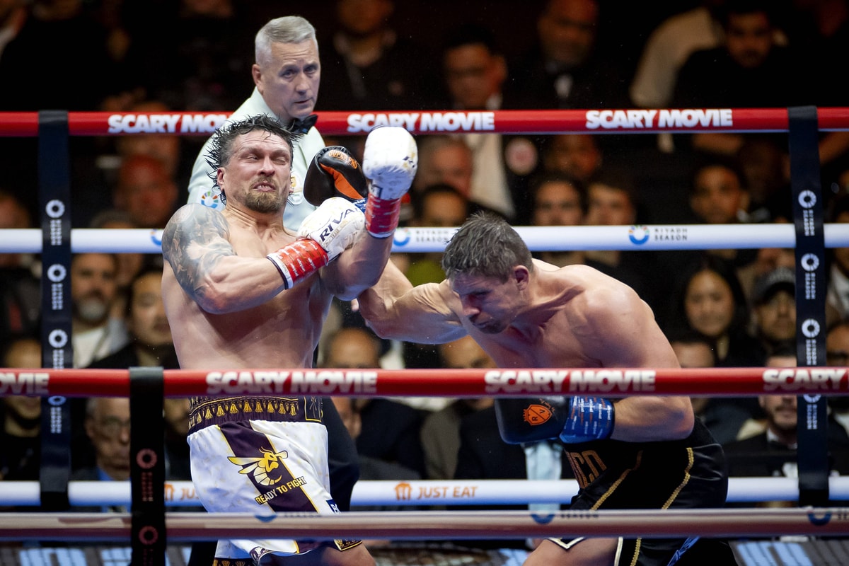 Rico Verhoeven en Oleksandr Usyk 