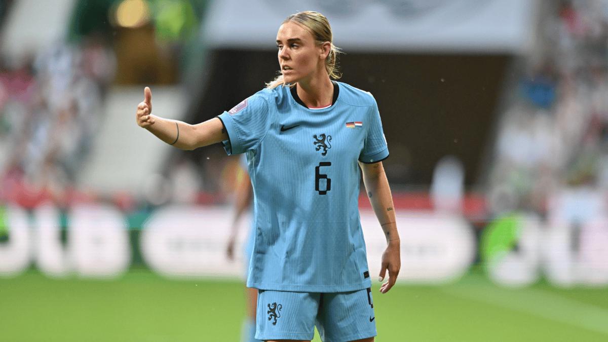 Jill Roord, speelster van de Oranje Leeuwinnen