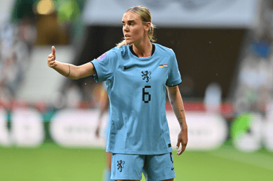 Jill Roord, speelster van de Oranje Leeuwinnen