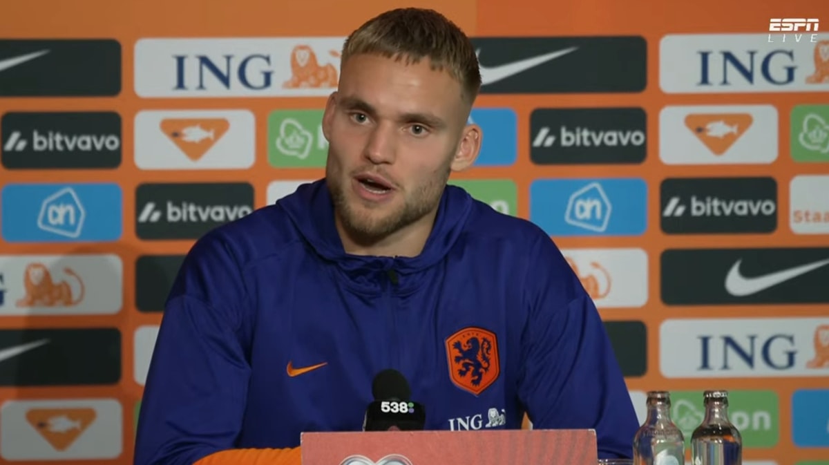 Bart Verbruggen, doelman van het Nederlands elftal