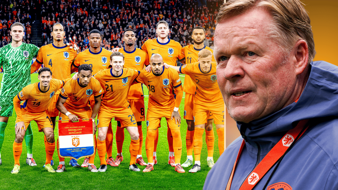 Bondscoach Ronald Koeman van het Nederlands elftal