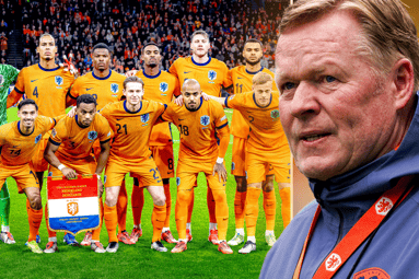 Bondscoach Ronald Koeman van het Nederlands elftal