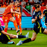 Jill Roord scoort voor Nederland