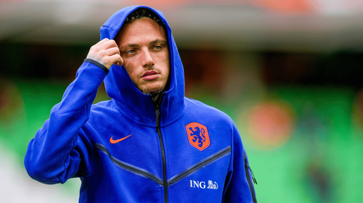 Noa Lang bij het Nederlands elftal