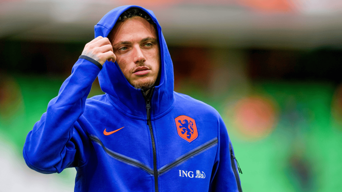 Noa Lang bij het Nederlands elftal