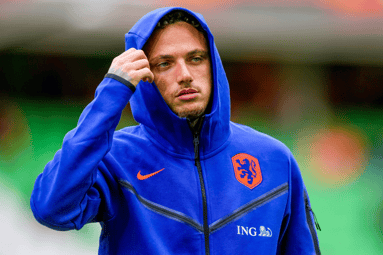 Noa Lang bij het Nederlands elftal