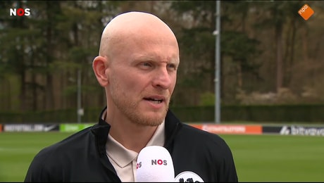 Arjan Veurink, bondscoach van de Oranje Leeuwinnen