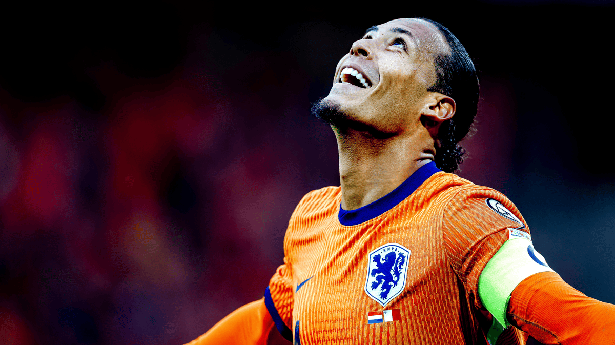 Virgil van Dijk scoort voor het Nederlands elftal