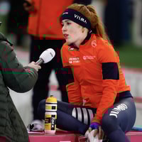 Antoinette Rijpma-de Jong wordt geïnterviewd door Bert Maalderink