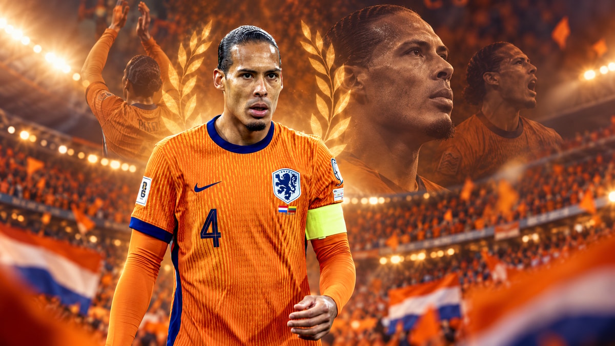 Virgil van Dijk, verdediger en aanvoerder van Oranje