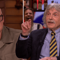 Johan Derksen en René van der Gijp bij Vandaag Inside Oranje op SBS 6