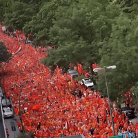 De Oranjemars in Hamburg