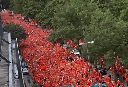 De Oranjemars in Hamburg