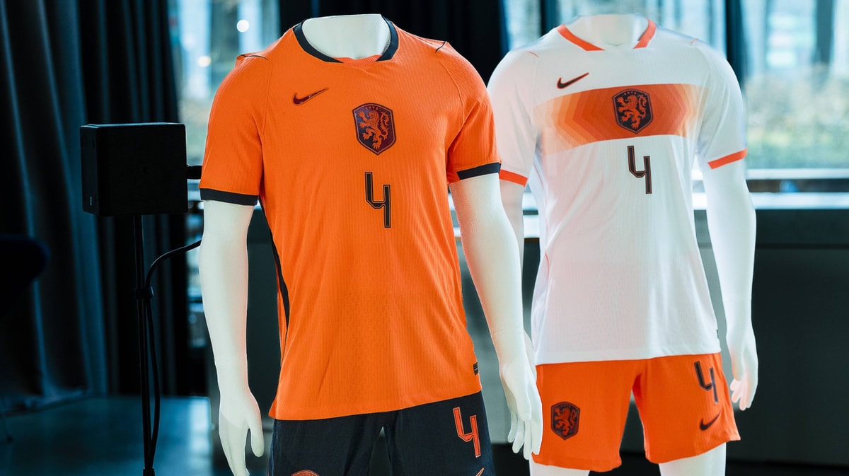 Nieuwe shirt van het Nederlands elftal