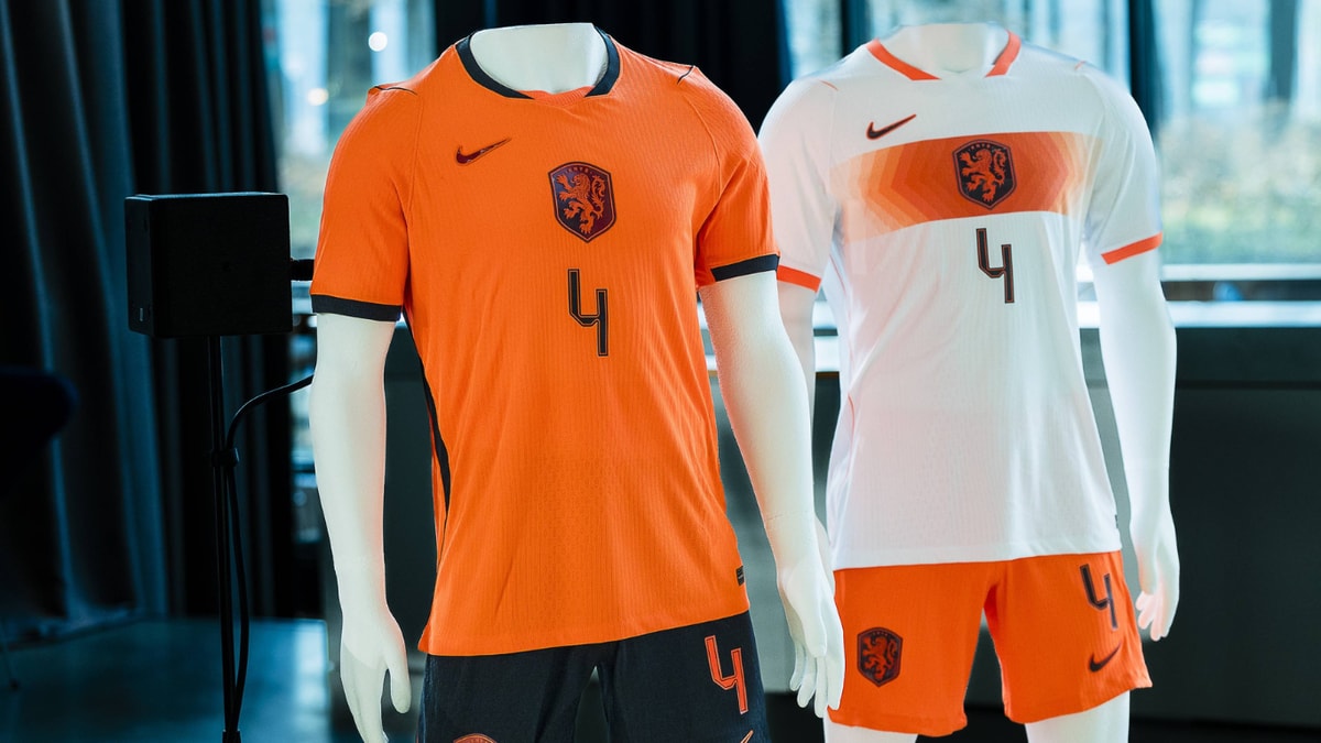 Nieuwe shirt van het Nederlands elftal