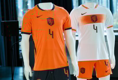 Nieuwe shirt van het Nederlands elftal