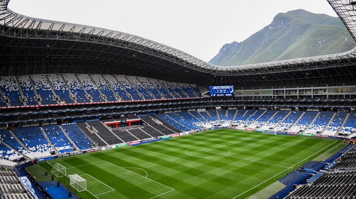 Het Estadio BBVA, het stadion van Nederland - Marokko 
