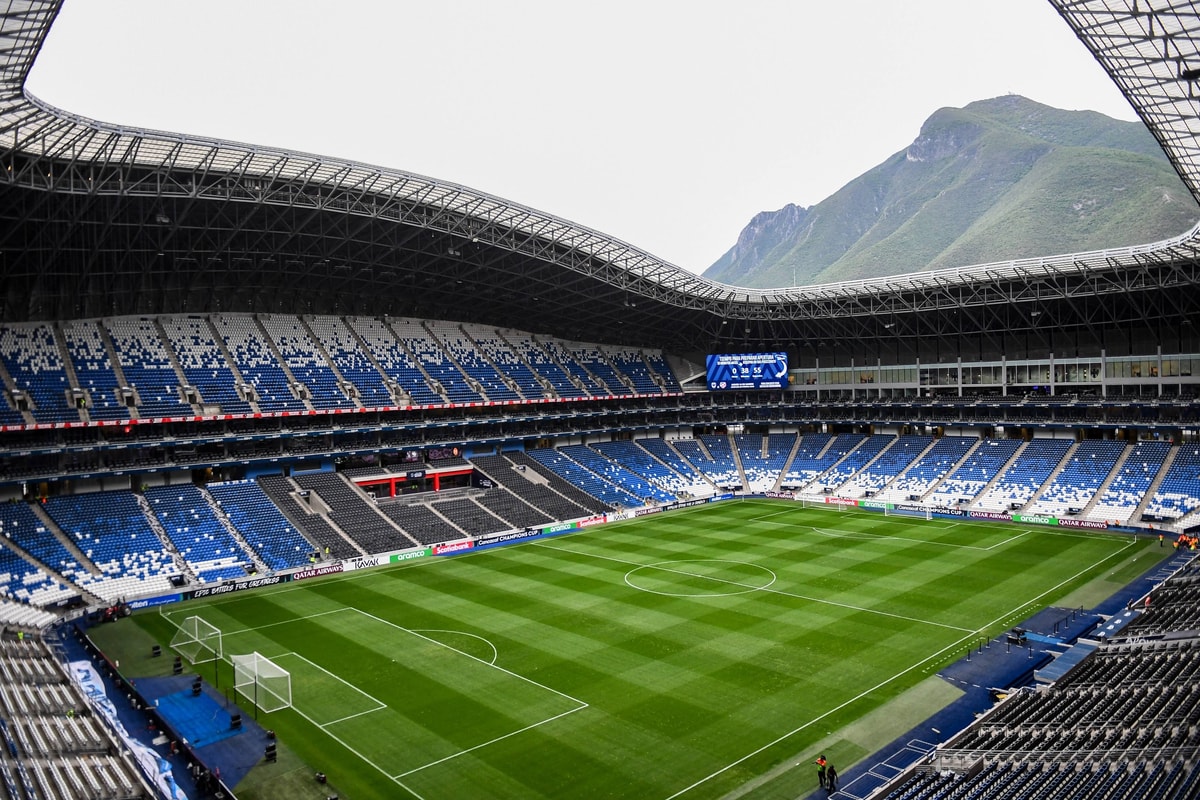 Het Estadio BBVA, het stadion van Nederland - Marokko 