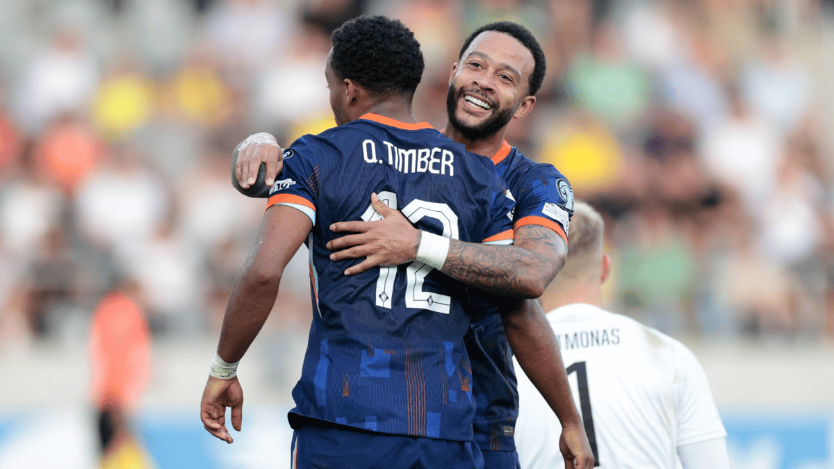 Quinten Timber en Memphis Depay