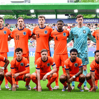 De opstelling van Jong Oranje tegen Jong Oekraïne