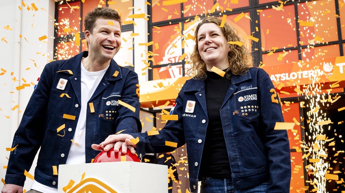 Sven Kramer en Irene Wüst openen TeamNL Huis