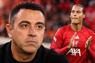 Xavi Hernández en Virgil van Dijk