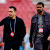Xavi Hernández en Samuel Sanches