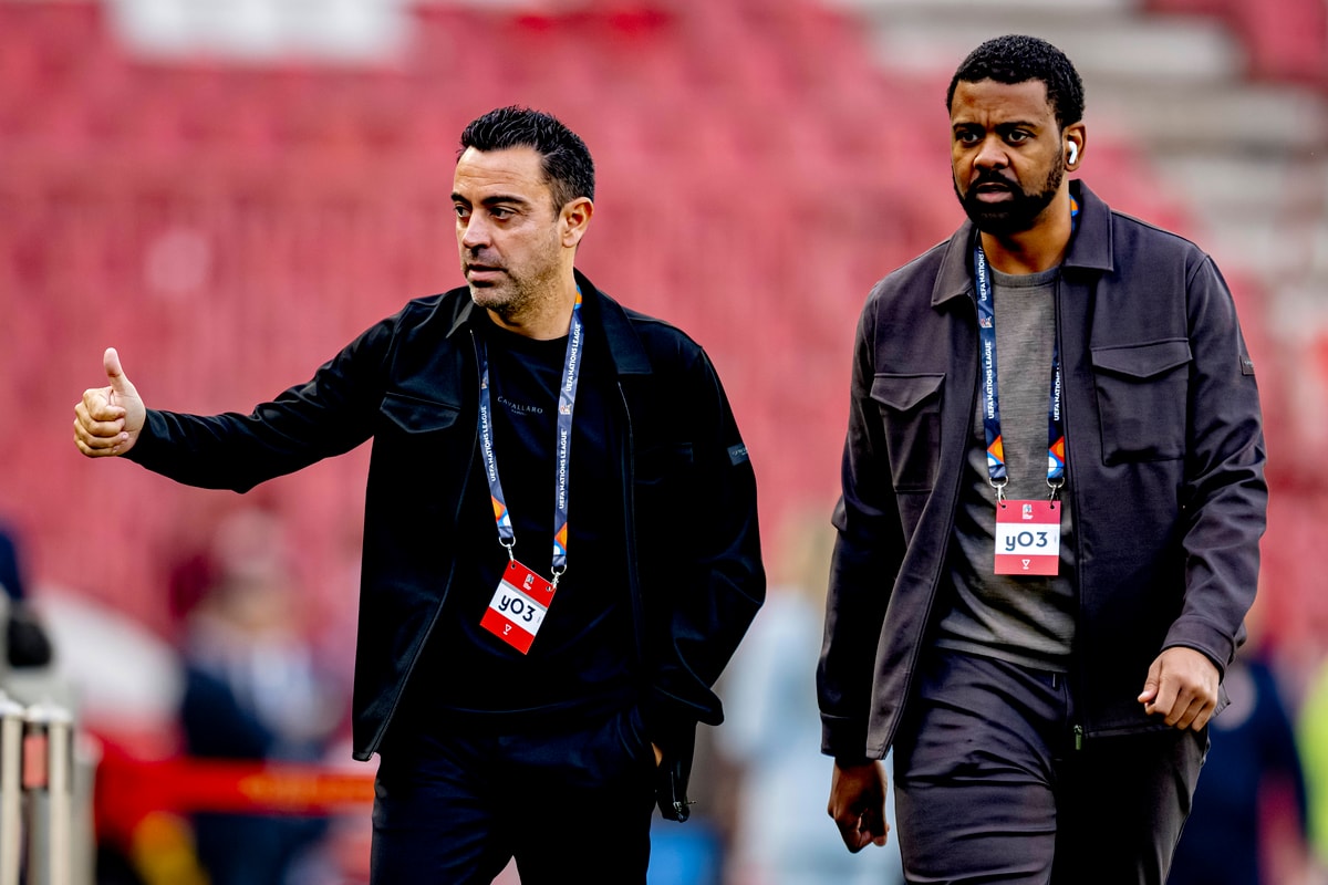 Xavi Hernández en Samuel Sanches