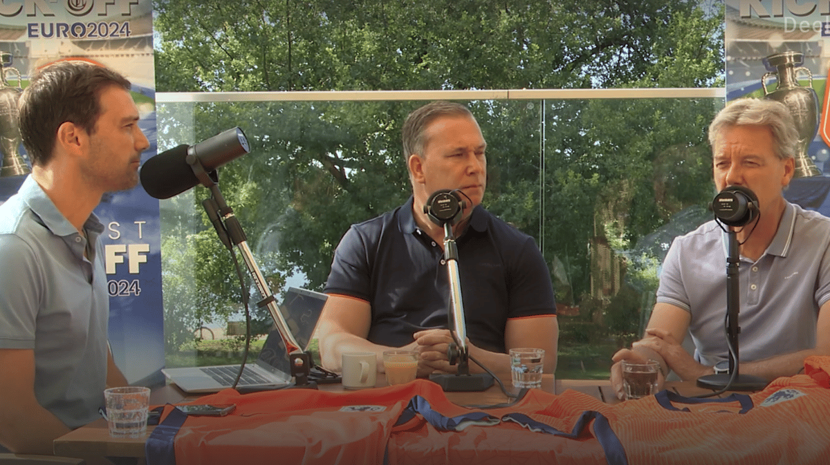 Pim Sedee, Mike Verweij en Valentijn Driessen, journalisten bij De Telegraaf