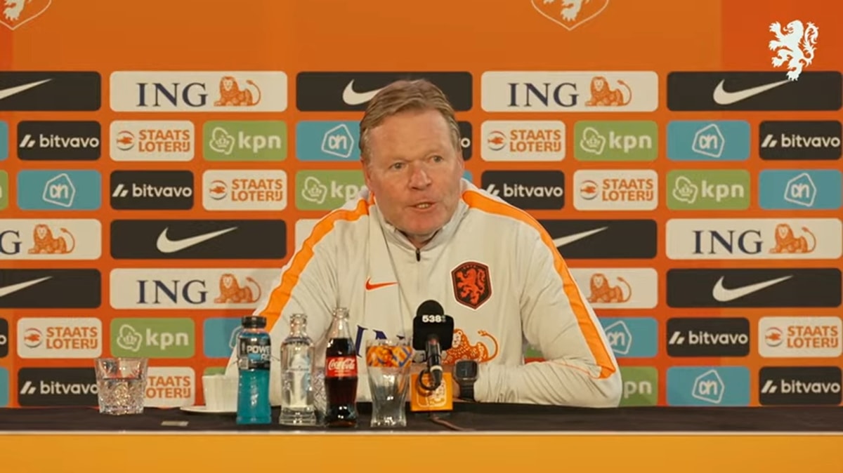 Ronald Koeman, bondscoach van het Nederlands elftal