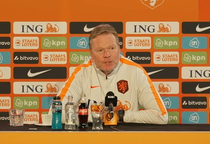 Ronald Koeman, bondscoach van het Nederlands elftal