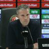 Robin van Persie tijdens een persconferentie van Feyenoord